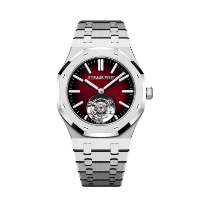 Audemars Piguet - Royal Oak Tourbillon Sport - Red Dial - Acero