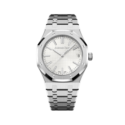 Audemars Piguet - Royal Oak Selfwinding - White Dial - Acero