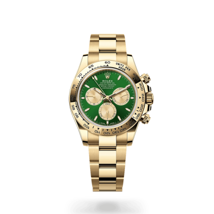 Rolex Cosmograph Daytona - Green Dial - Oro Amarillo