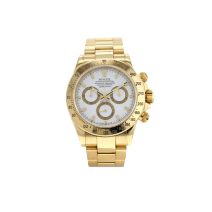 Rolex Cosmograph Daytona - White Dial - Oro Amarillo